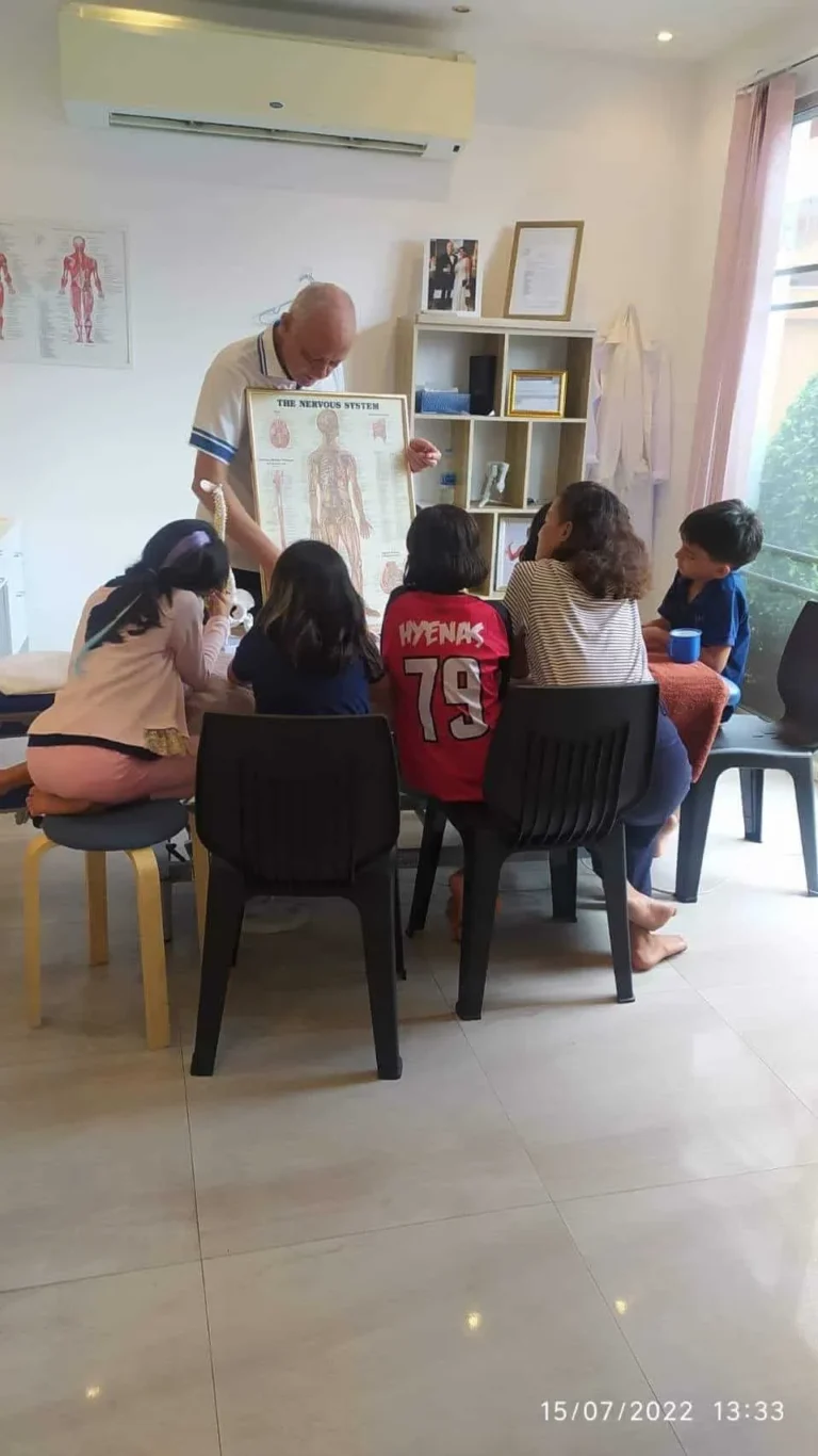 Children education for the human body