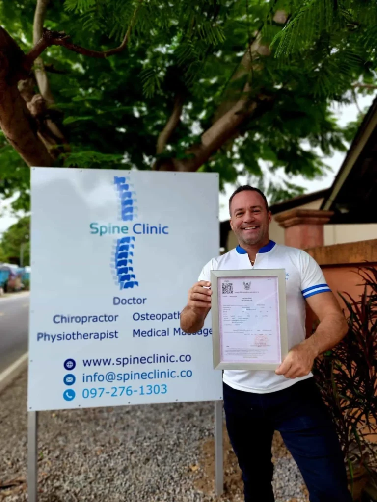 Official Clinic Licens for Spine Clinic