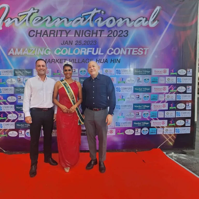 Charity event for education with Stamford university.